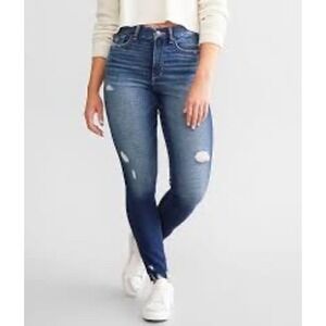 BKE Parker ankle skinny jeans distressed casual trendy high rise women's size 38